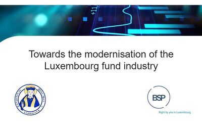 Embedded thumbnail for Towards the modernisation of the Luxembourg fund industry